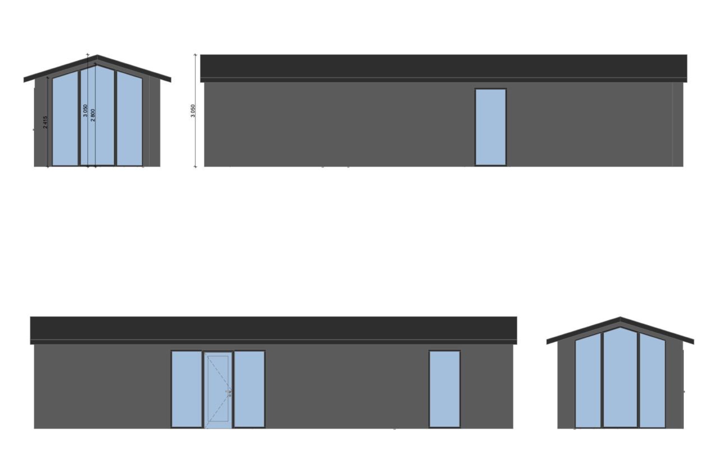 Rivero 45 · Plan A elevations