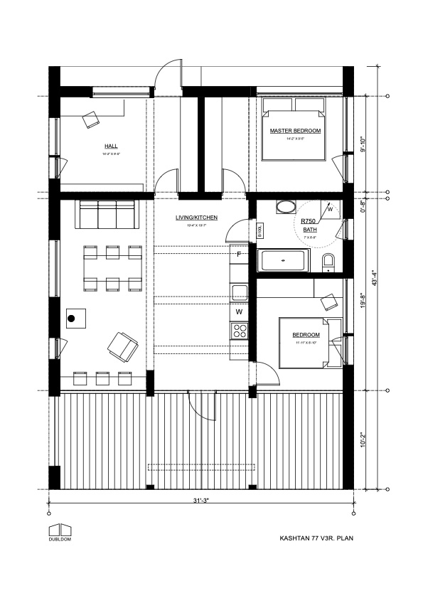 Rivero 90 floor plan